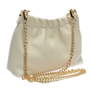 Borsa a spalla Anna Luchini Beige