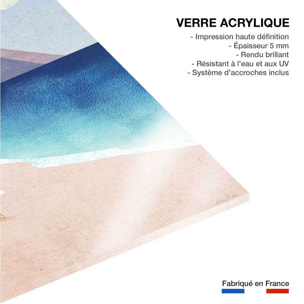 Tableau surf à la plage rideuse  Tableau plexiglas