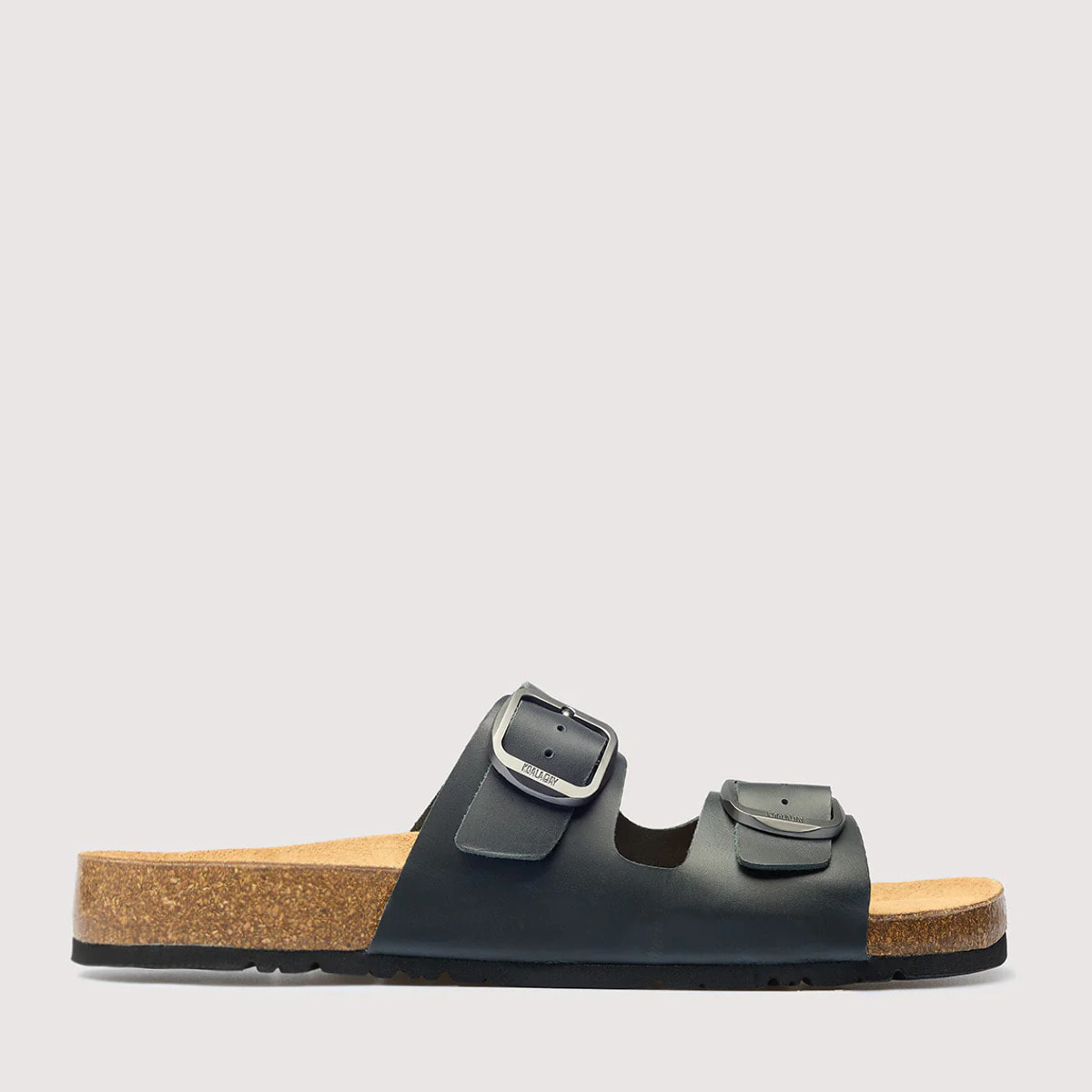 Sandalia Bio Piel Azul Marino - Cherokee