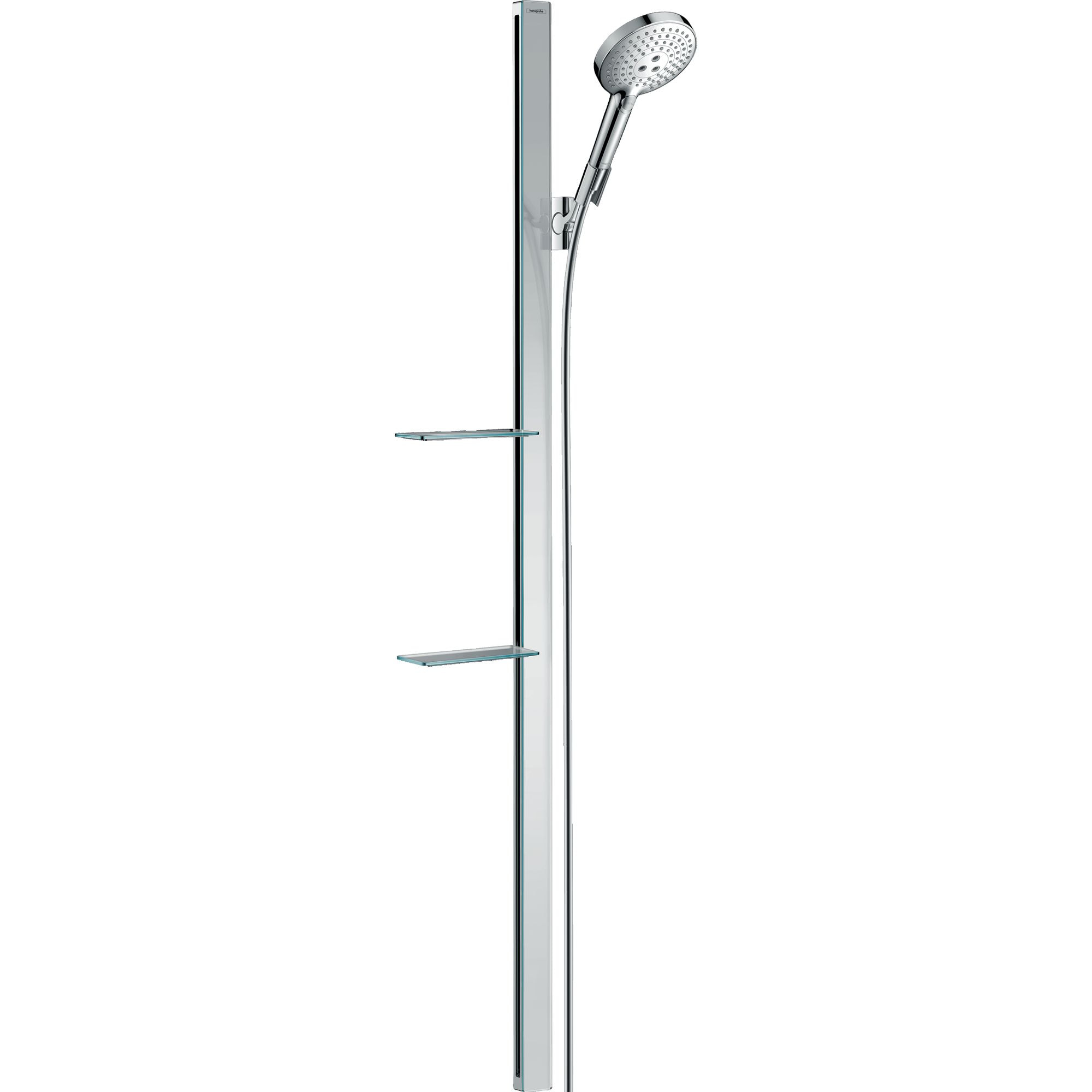 Set de douche 120 3 jets avec barre Uninca'E 150 cm et porte-savon chromé Raindance Select
