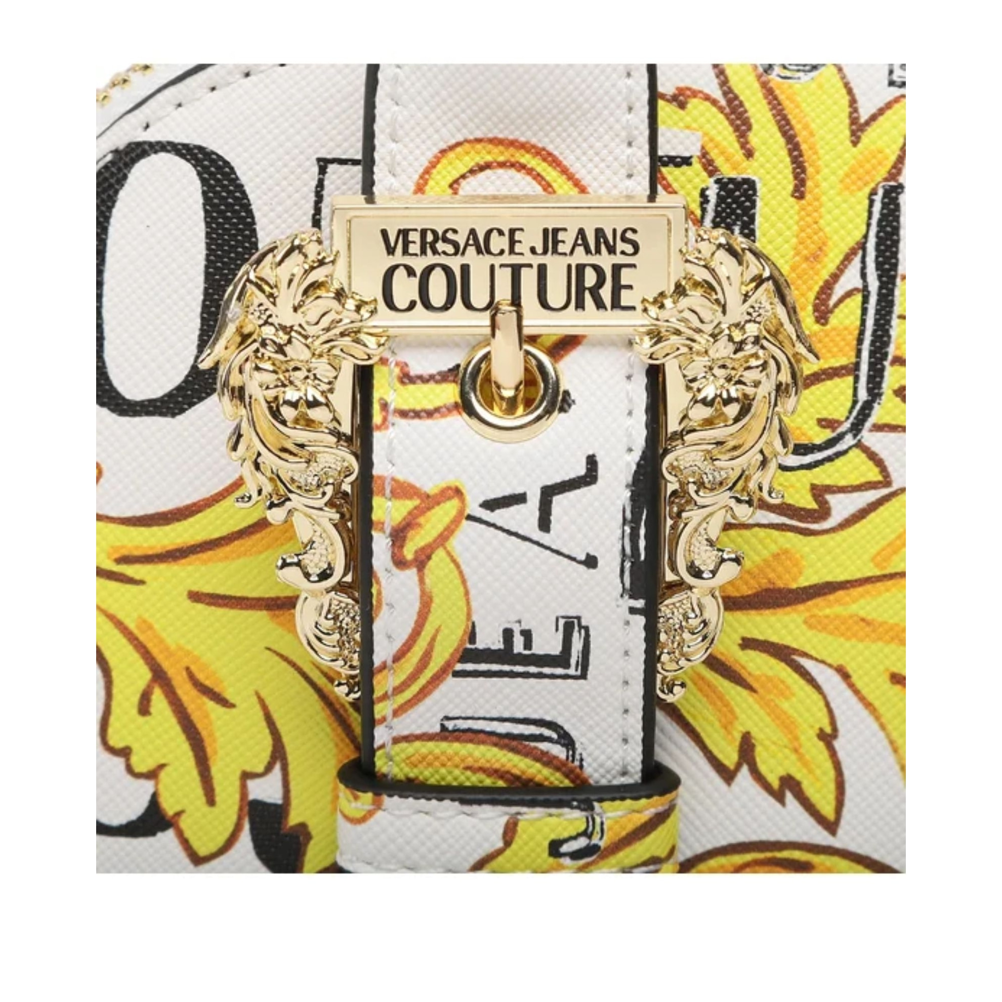 Versace Jeans Couture Barocco-print faux leather mini tote