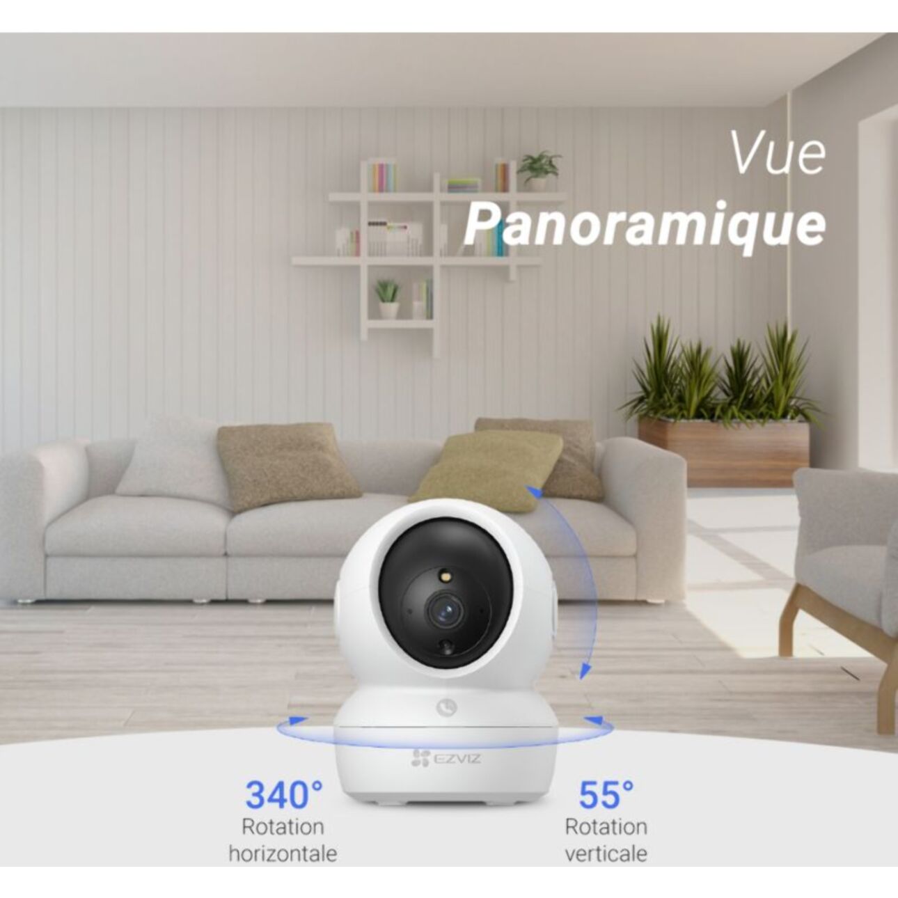 Caméra de surveillance EZVIZ H6C PRO 3K