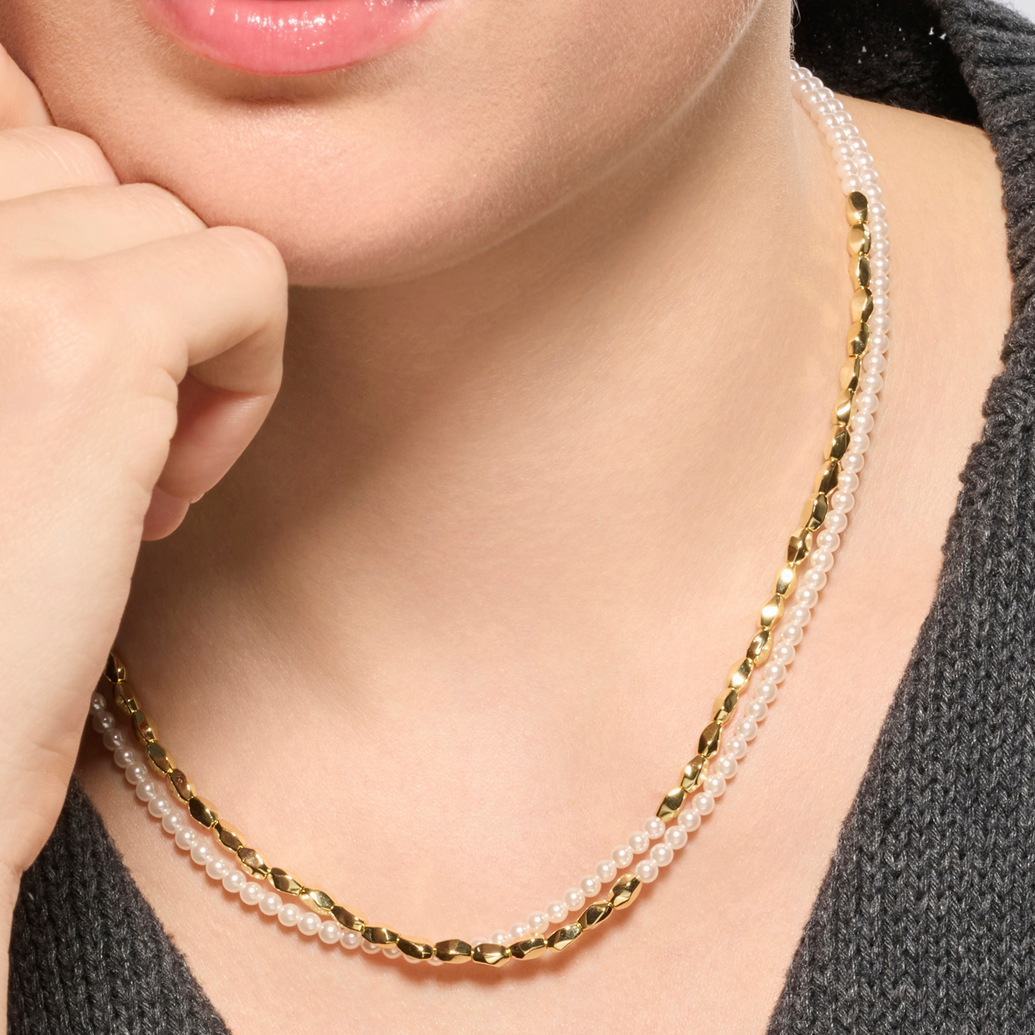 Collar Noma acabado oro amarillo 18k