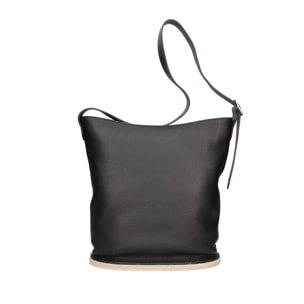 Borsa a spalla da donna Made in Italy - Modello Zelia Plus - 100% pelle - 29.0 x 32.0 x 17.5 cm