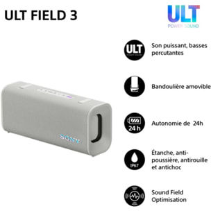 Enceinte portable SONY ULT FIELD 3 Blanc mineral