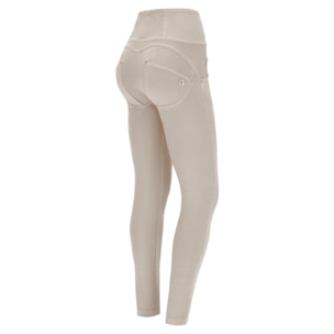 Pantaloni push up WR.UP® vita alta tessuto navetta ecologico