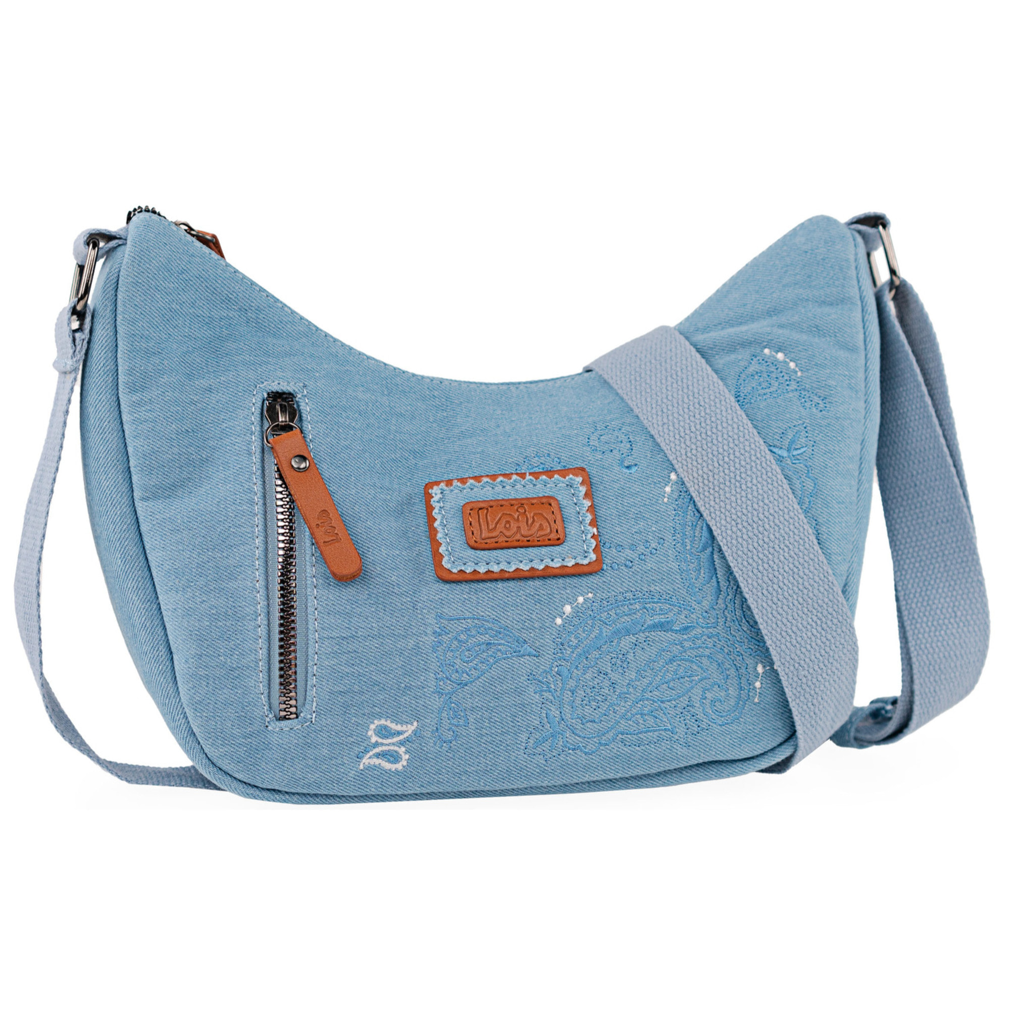 Bolso Bandolera Mujer Veg/Pu Lois Cincinnati Azul