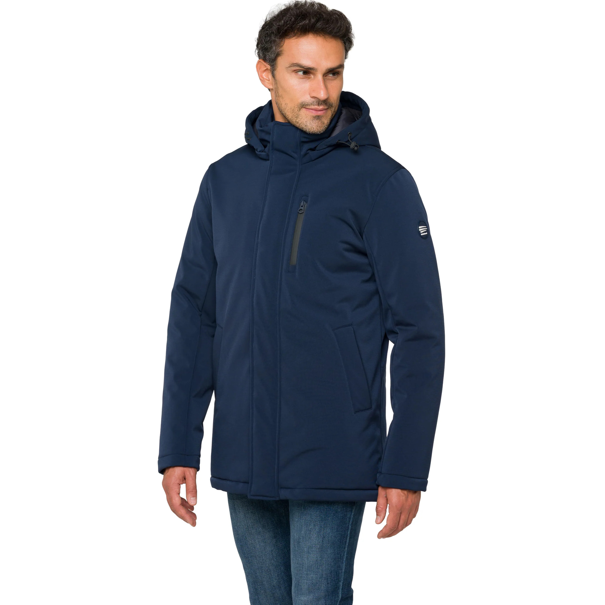 Parka NUSAKAN imbottito impermeabile blu