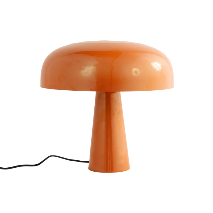 Lampe Livia en métal orange