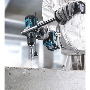 Perceuse visseuse à percussion 40 V max XGT - MAKITA - avec 2 batteries 2.5Ah - chargeur - MAKPAC - HP001GD201