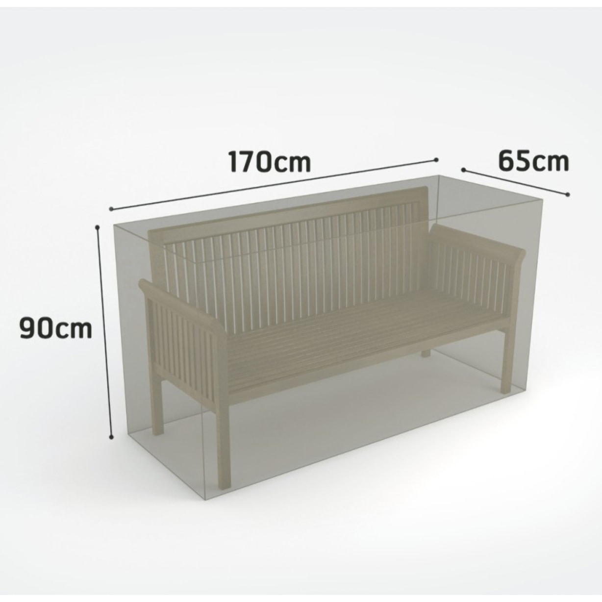 Funda Protectora Banco 170x65x90 Cm