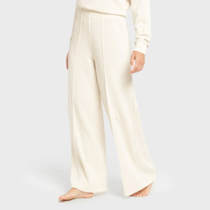 Pantalón largo pinzas estilo modal mujer