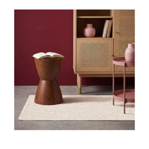 PETRA Alfombra lavable tejido en bucle en blanco, varias medidas disponibles.