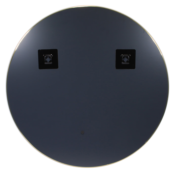 Miroir Extra Plat Rond 55cm M6 Dore