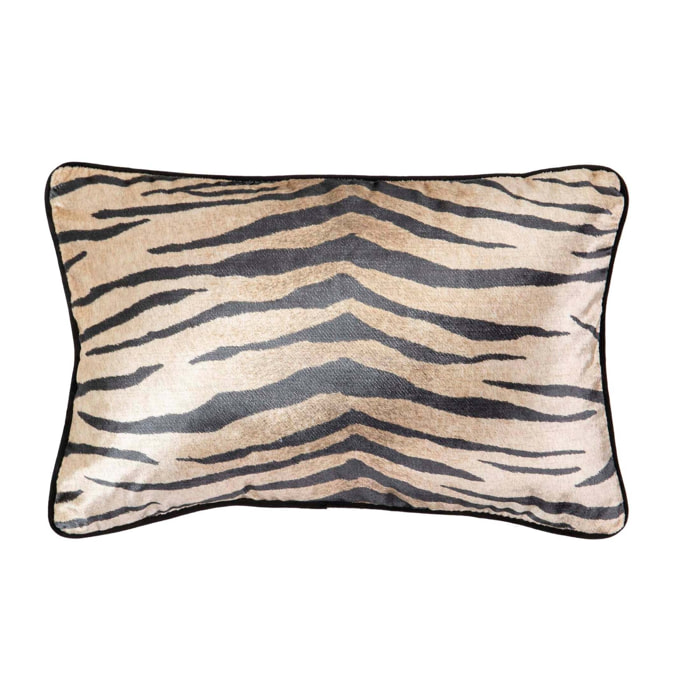 Cojin Velvet Tigre 45x13x30 Cm