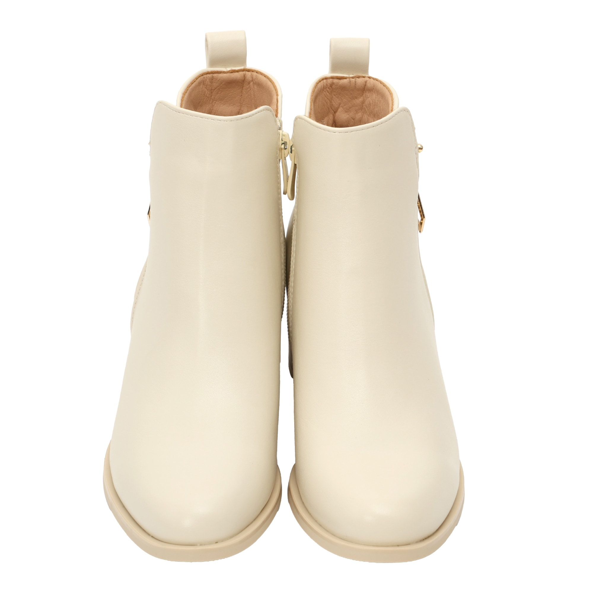 Stivaletti in pelle con tacco comodo