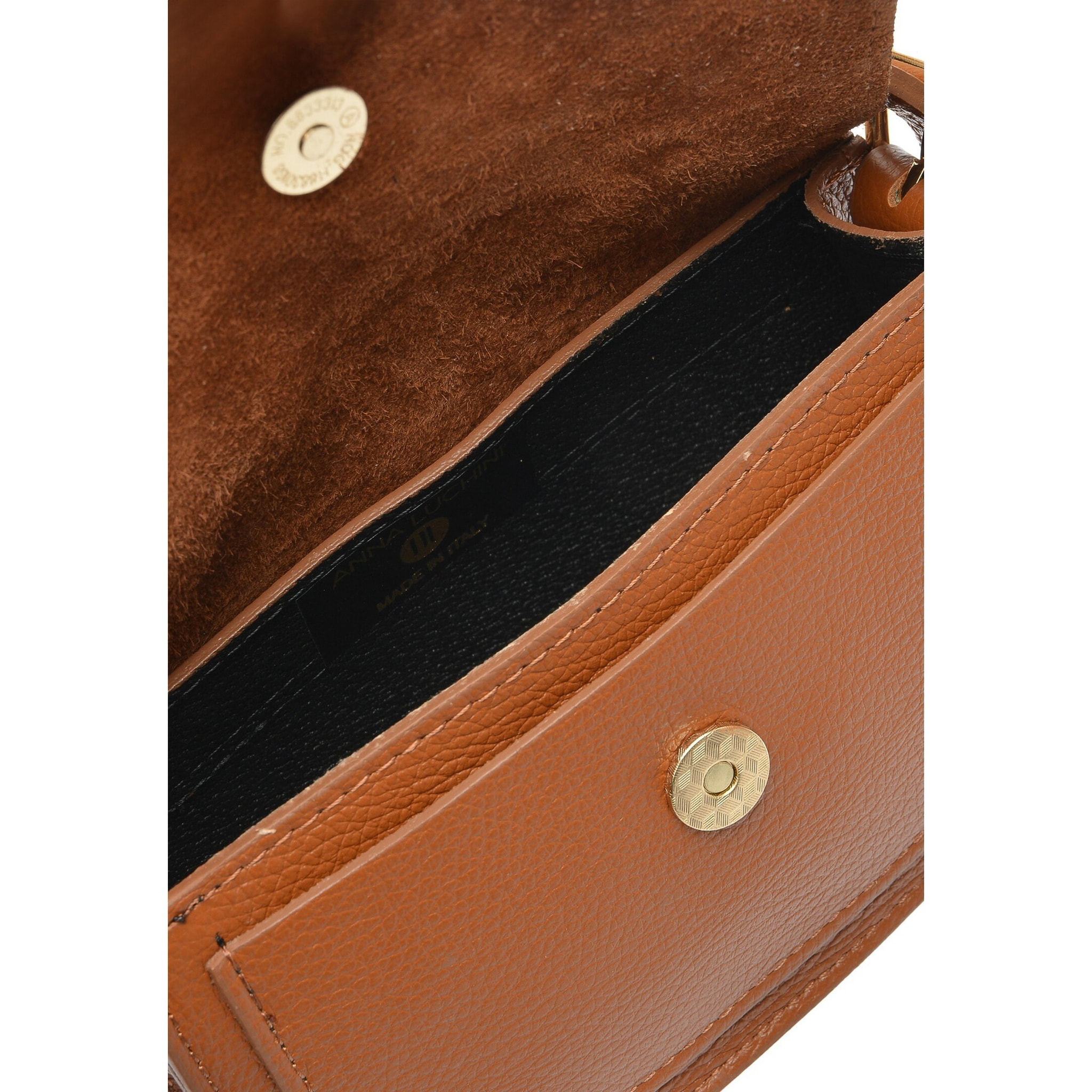 Borsa a spalla Anna Luchini Cammello