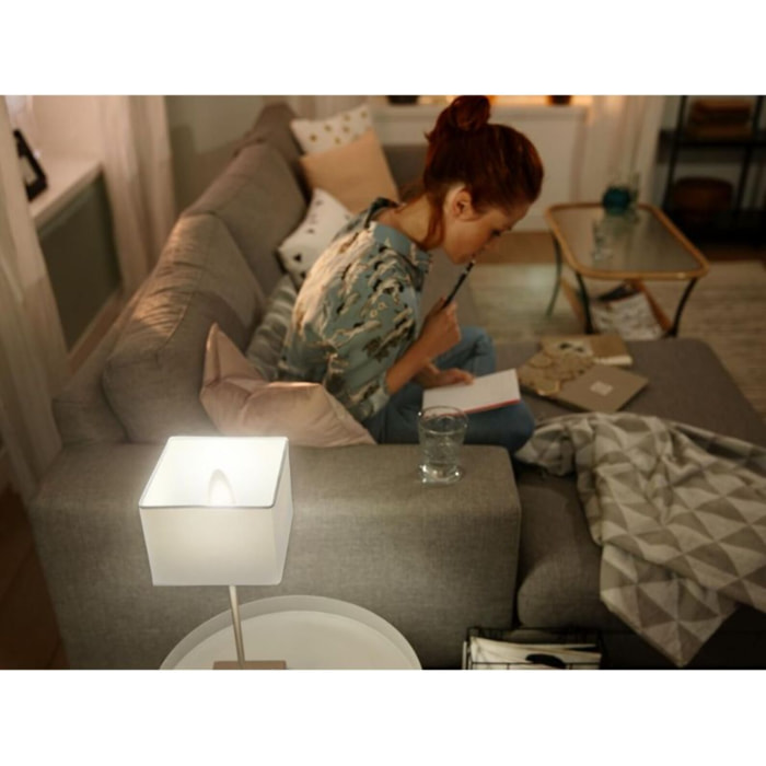 Ampoule LED connectée PHILIPS HUE E14 White Flamme
