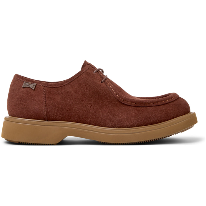 Zapatos de cordones - CAMPER Norman - Marron - Piel de ante