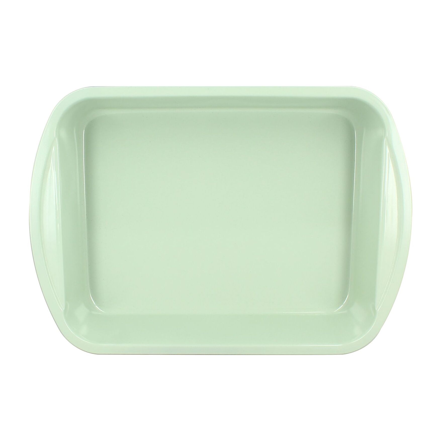Plat à four rectangulaire en acier carbone celadon 40x28cm COLORAMA