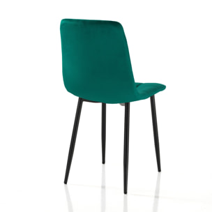 Tomasucci Lot de 4 Chaises FAFFY GREEN