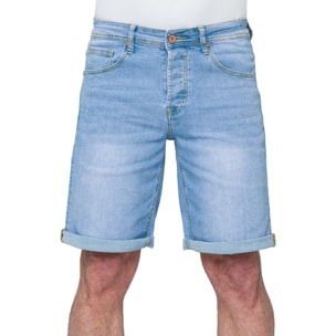 Bermuda denim Hot Buttered Wahkan Blu chiaro