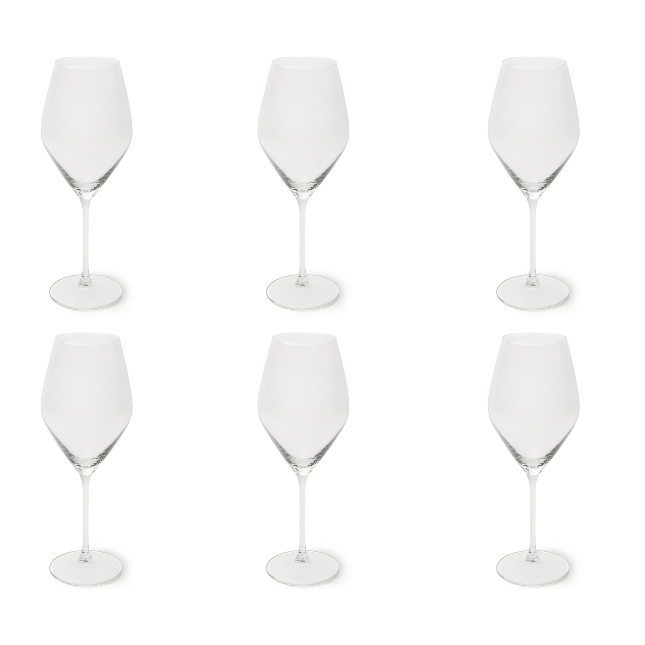 Set de 6 verres à vin Excelsa – Asti, Verre Transparent 47 cl