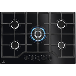 Electrolux Piano cottura Serie 600 Gas on Glass 75cm EGG7536K