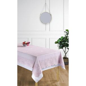 Nappe + Surnappe en dentelle ''Style Vintage'' -Lilas