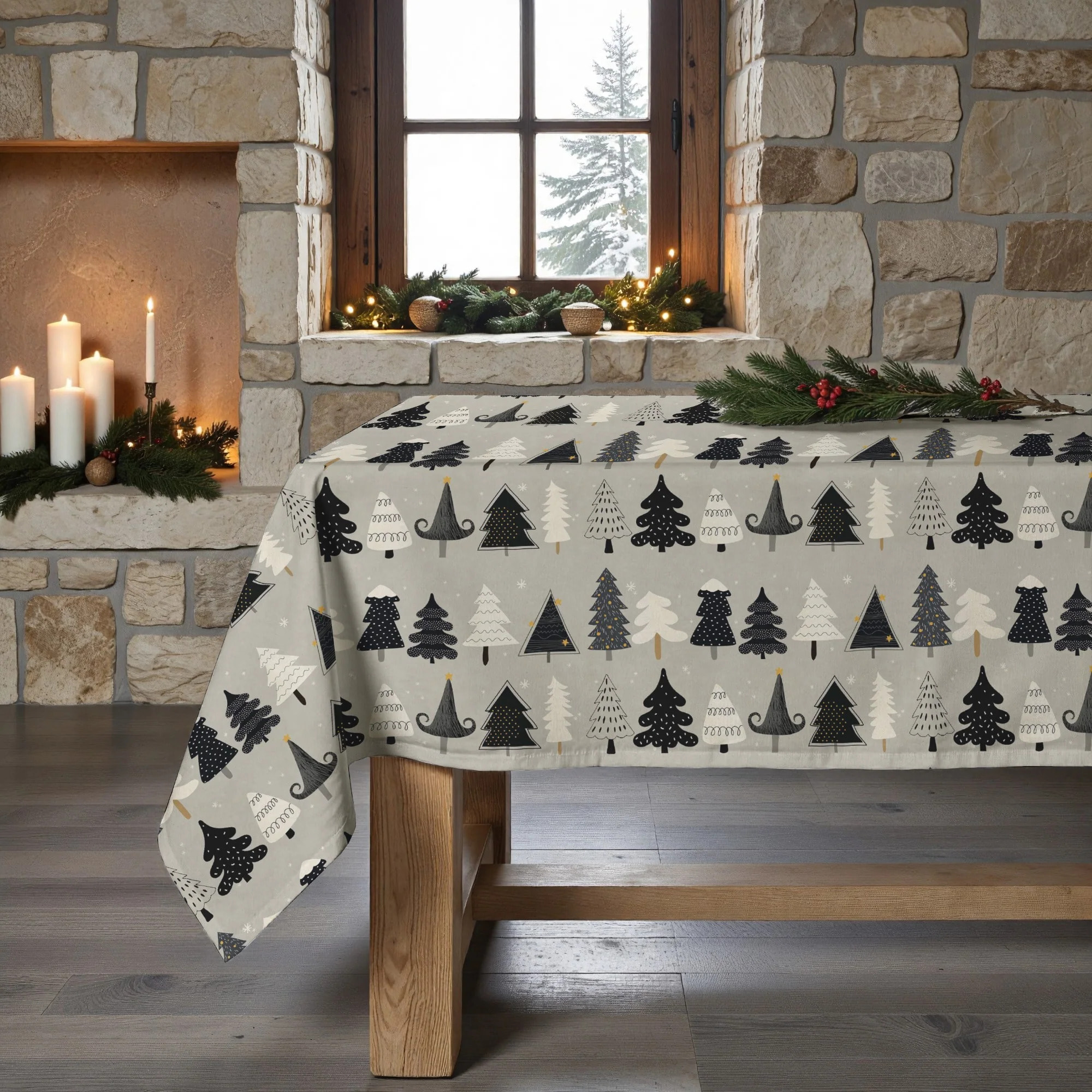 Nappe en résine Anti-tâches Noel 4