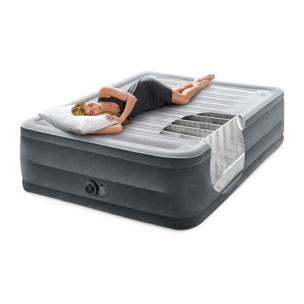 Intex Materasso Dura-Beam Comfort Plush Hise Rise Matrimoniale, 152x203x56 cm