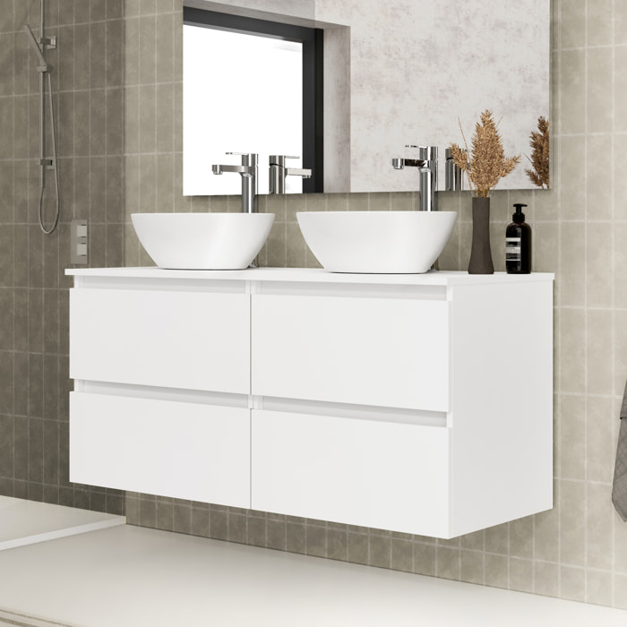 Conjunto de baño LILY SE, Alday, 120cm, Blanco Mate