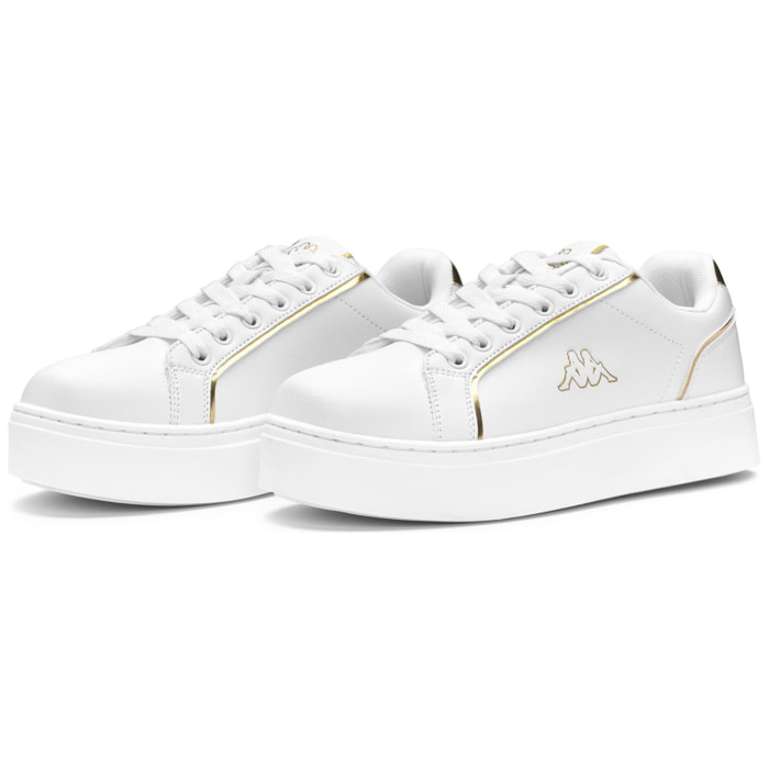 Kappa - Sneakers Mujer Blanco - Logo Maribel