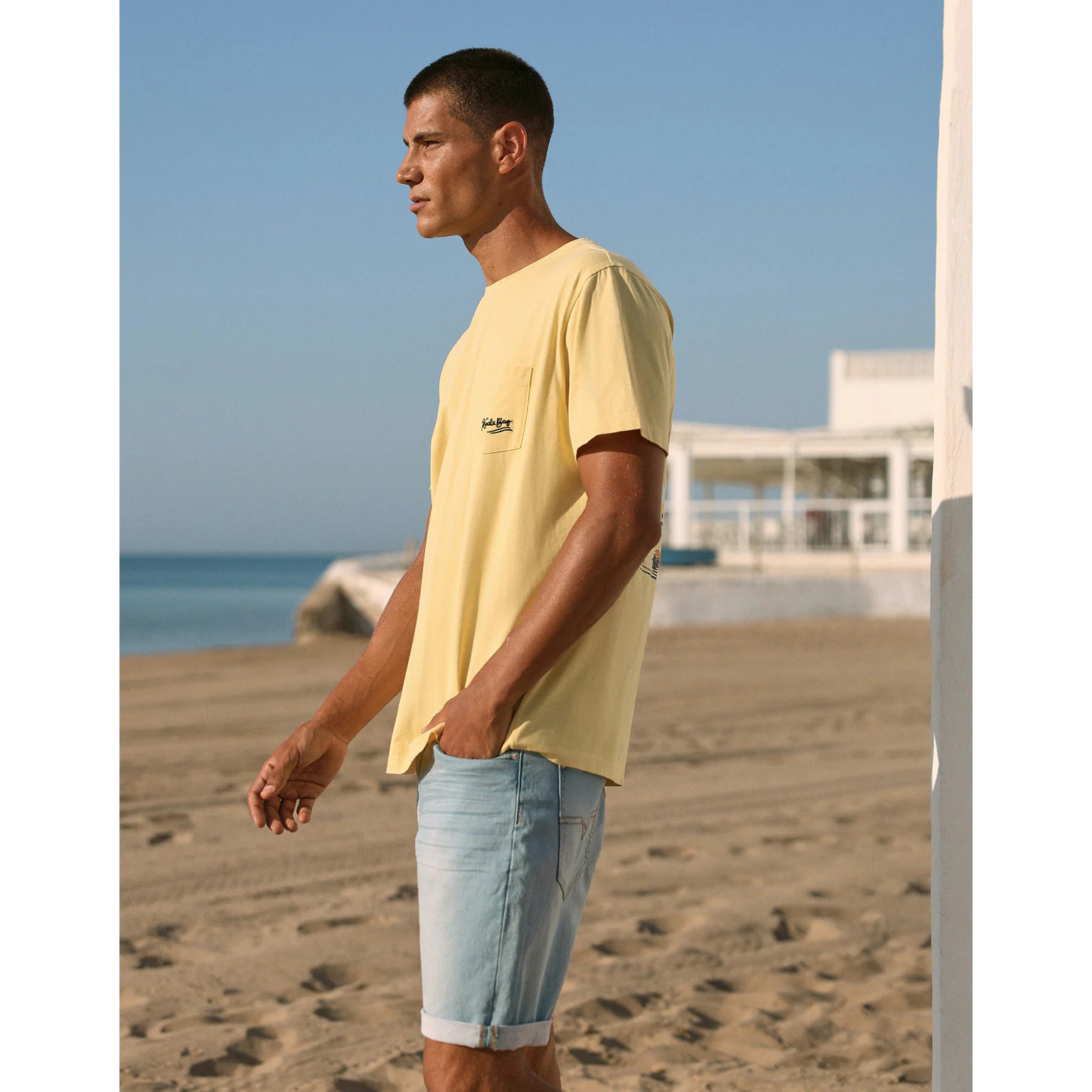 Camiseta Manga Corta Amarillo - Kiedis