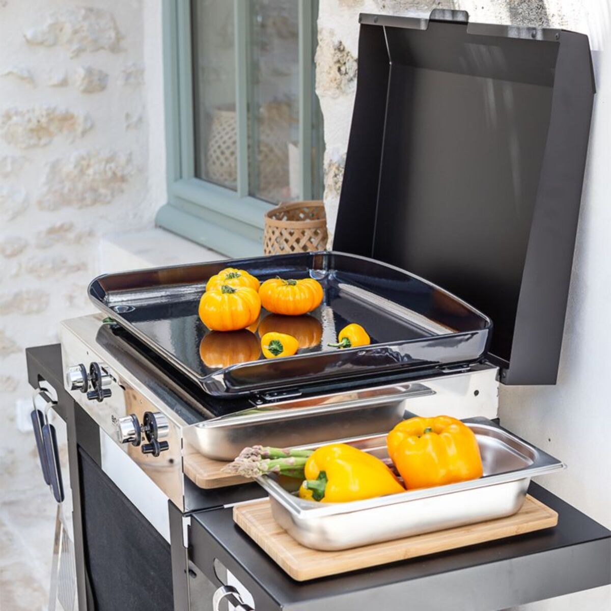 Plancha gaz ENO Combo Initial 50 Inox