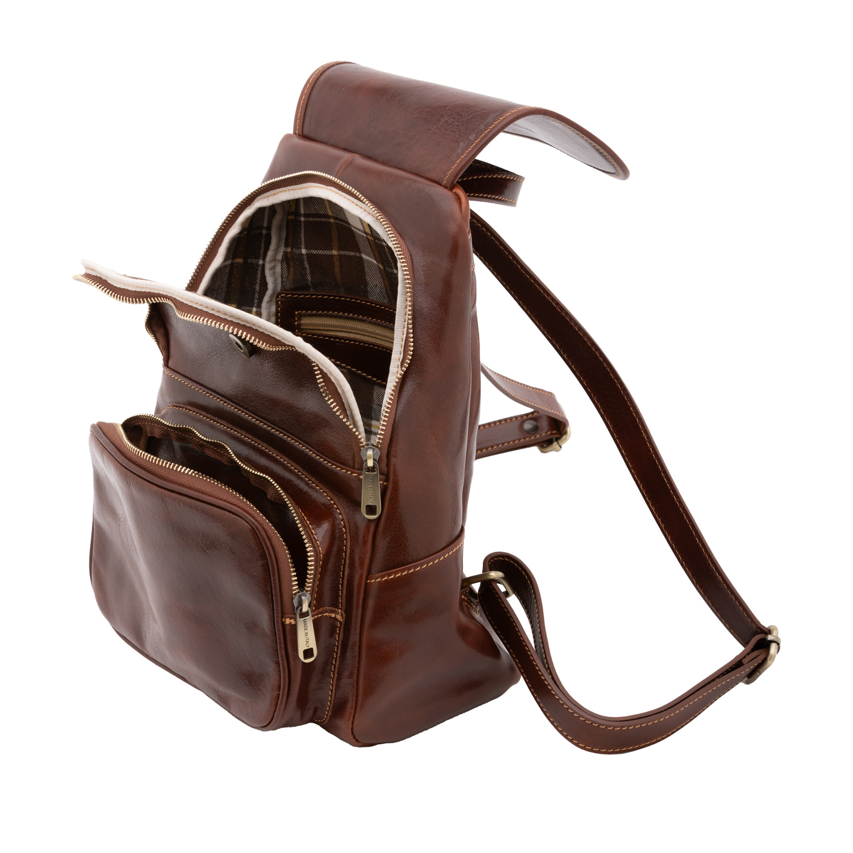 Borsa a spalla  da donna In Vera pelle Made in Italy 34x26x16 cm