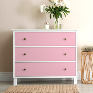 Rouleau adhésif décoratif Vinyle au Mètre - Rose poudre - Sticker Lavable Imperméable Mur Cuisine Meubles
