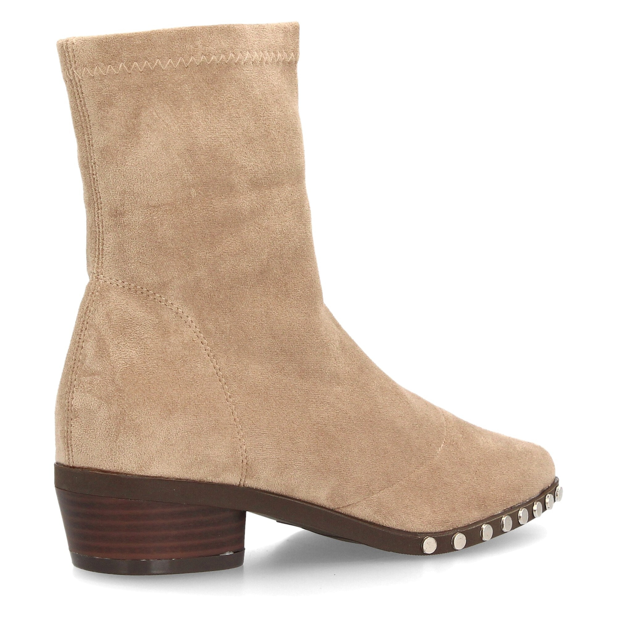 Botines de mujer con tachuelas decorativas