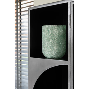 J-Line bougeoir Arti - verre - vert - medium