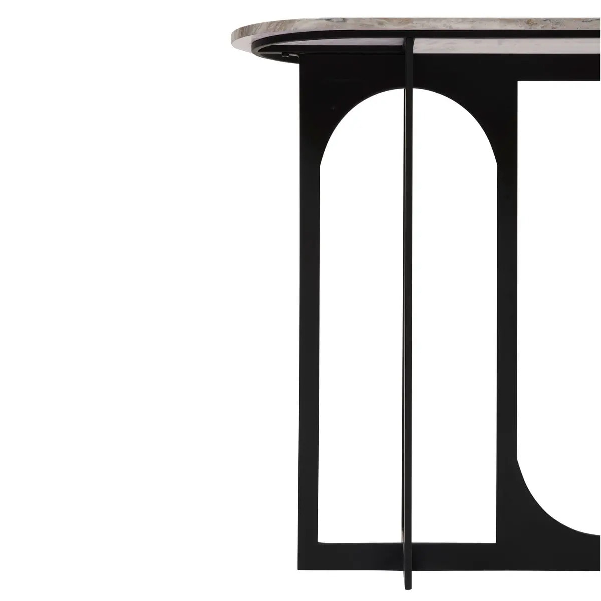 Console Tusco noir 140x34cm