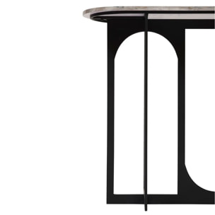 Console Tusco noir 140x34cm