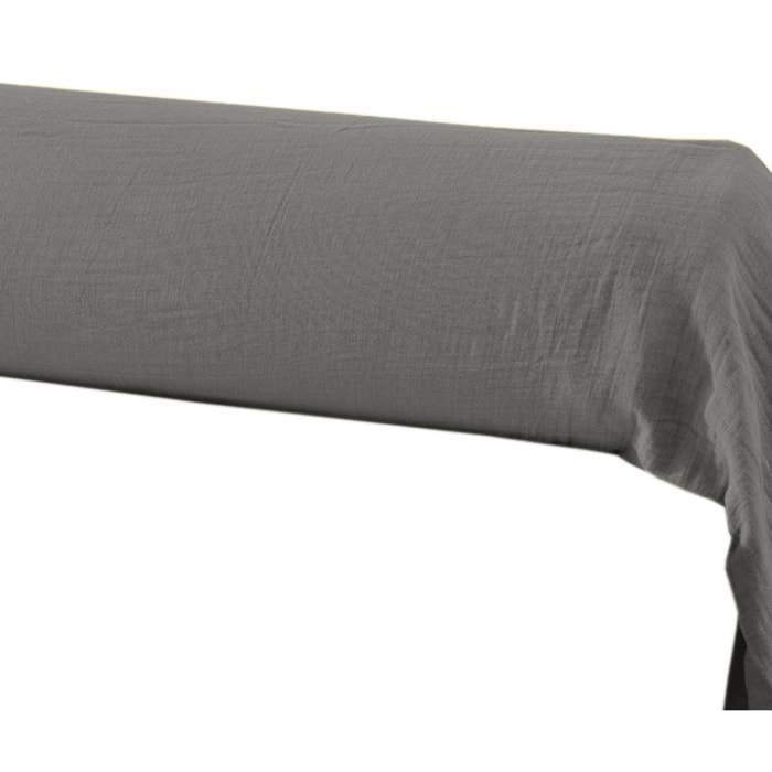 Taie De Traversin 85x185cm 100% gaze De Coton Granit