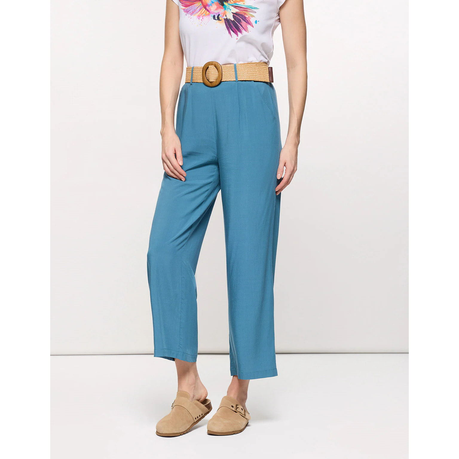 Pantalón Largo Azul Turquesa - Terdam II