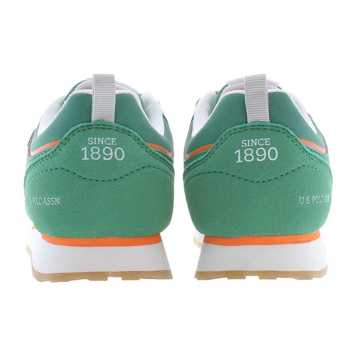 Sneakers U.S. Polo Assn Military Green-Orange