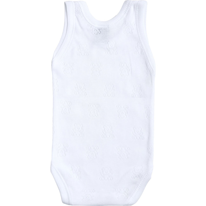 Body bebé tirantes calado ositos