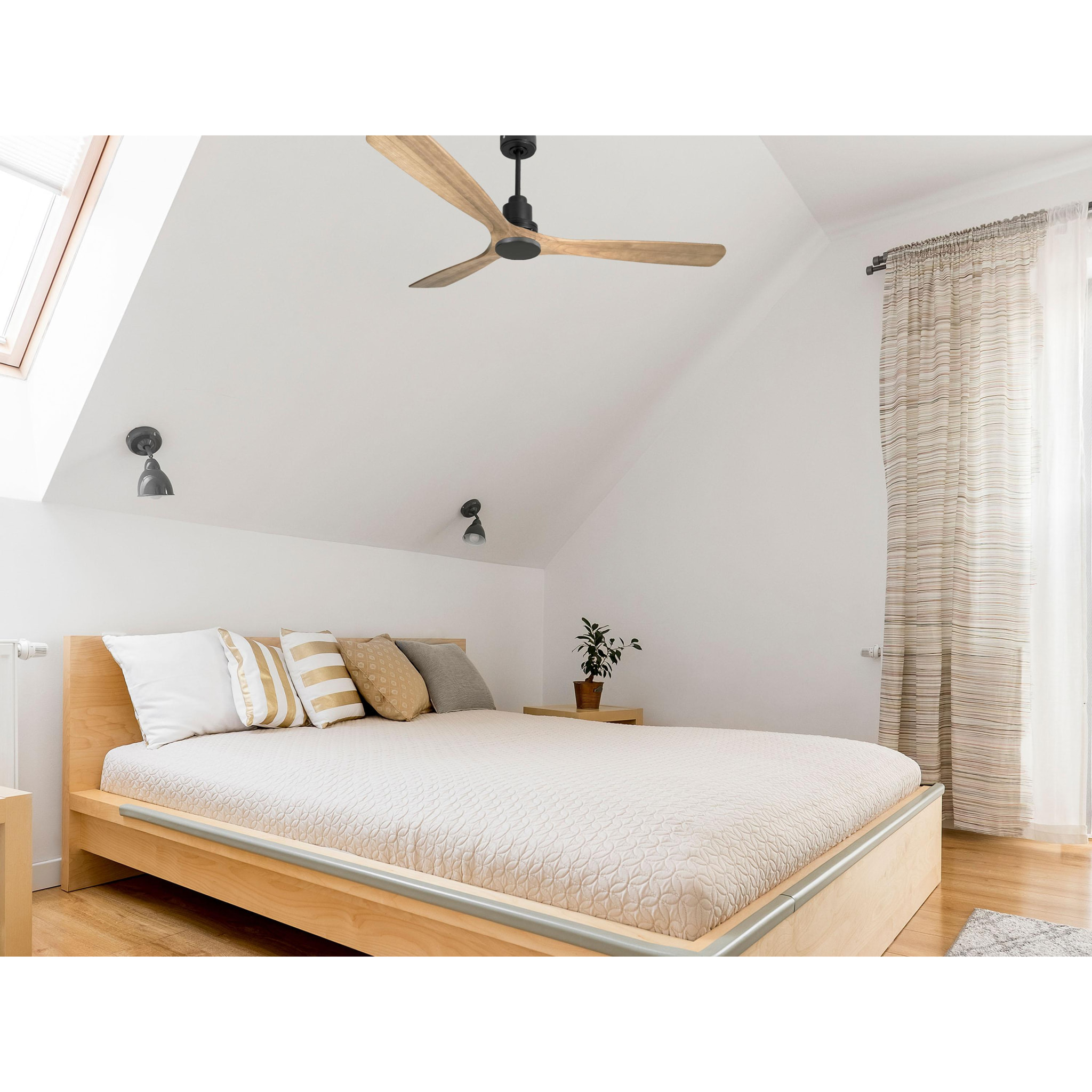 Ventilador de techo Modo Invierno/Verano Termostato Wifi Motor DC Techos Inclinados Mando a Distancia Hypersilence Memoria Vendible Shopify (AUTOMATICO) MljetD166C0464581 PURLINE
