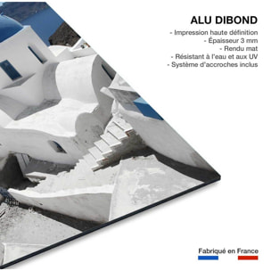Tableau dôme bleu santorin Tableau alu Dibond
