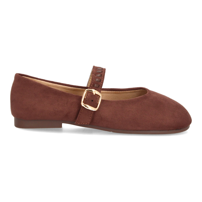 Bailarinas barefoot con hebilla ajustable para mujer