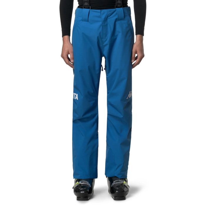 Pantaloni Kappa Uomo 6Cento 622A Hz Ita Blu