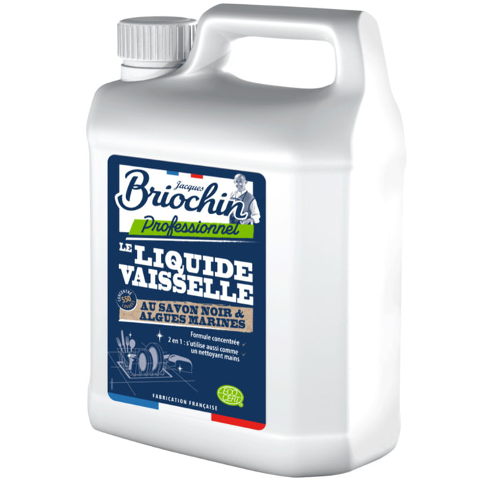 Pack de 3 - JACQUES BRIOCHIN - Le Liquide vaisselle Ecocert 5L